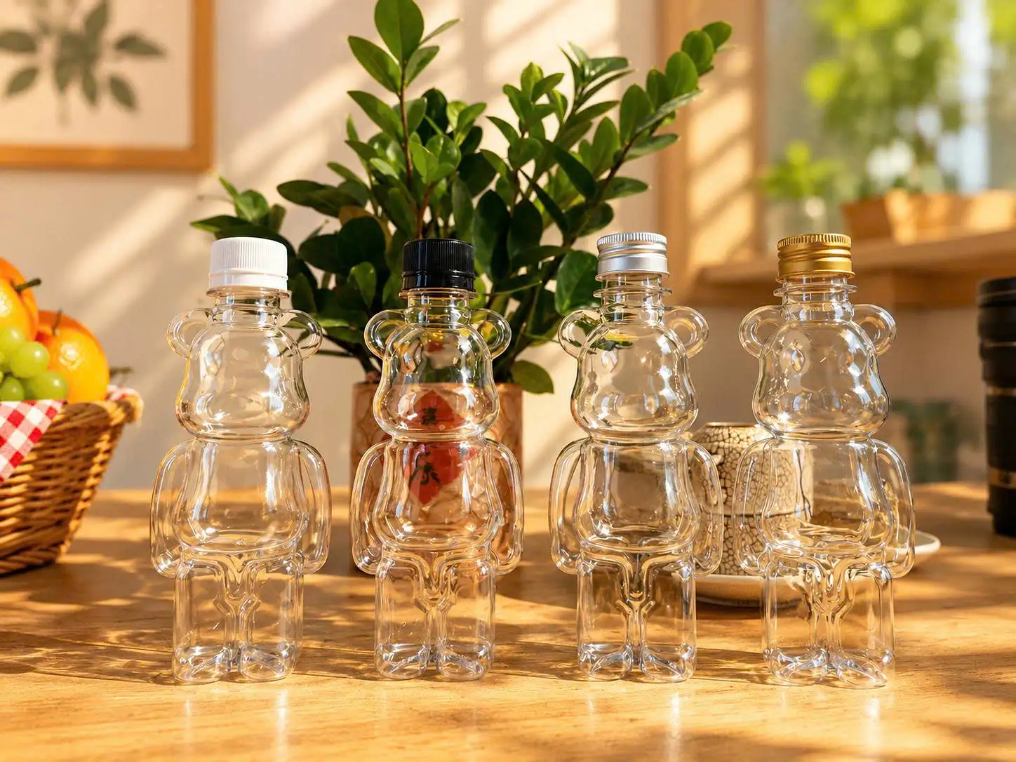 Chai Gấu 250ml cổ 28 hàng rin cao cấp