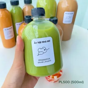 Chai tròn lùn 500ml cổ 28 hàng rin