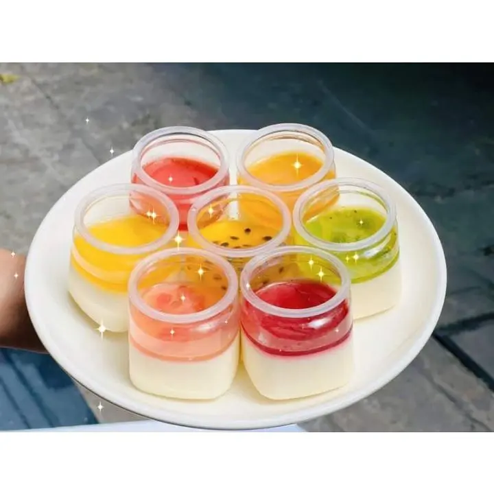 Hũ sữa chua pet vuông 120ml