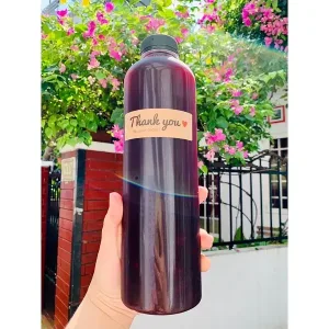 Chai Tròn 1 lít cổ rộng hàng rin 46gram